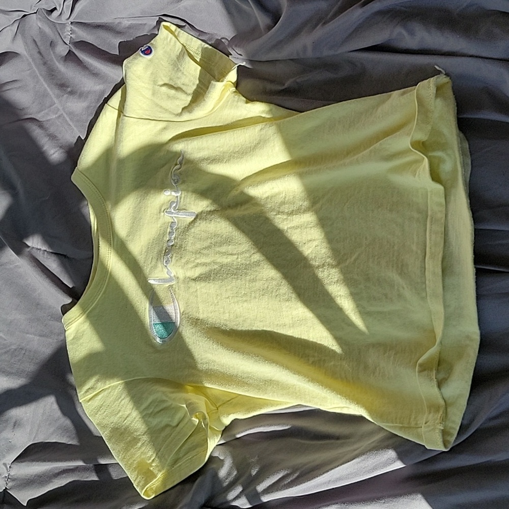 Yellow champion shirt